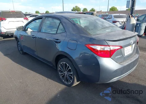 2014 Toyota Corolla S Plus from USA, damaged, VIN 5YFBURHE6EP159393